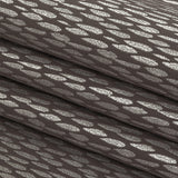 Luminous Drapery Jacquard - Charcoal Raindrops - British Imported