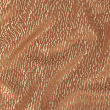 Luminous Drapery Jacquard - Coral Raindrops - British Imported