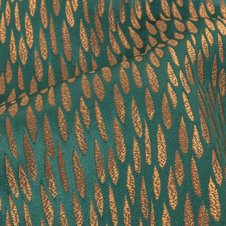 Luminous Drapery Jacquard - Emerald Raindrops - British Imported
