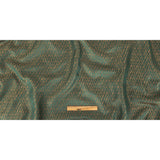 Luminous Drapery Jacquard - Emerald Raindrops - British Imported