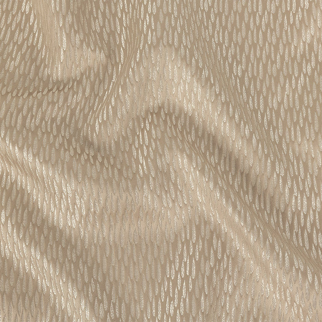 Luminous Drapery Jacquard - Fawn Raindrops - British Imported