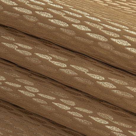 Luminous Drapery Jacquard - Gold Raindrops - British Imported
