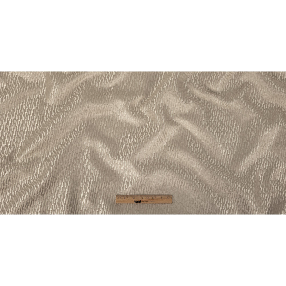 Luminous Drapery Jacquard - Linen Raindrops - British Imported
