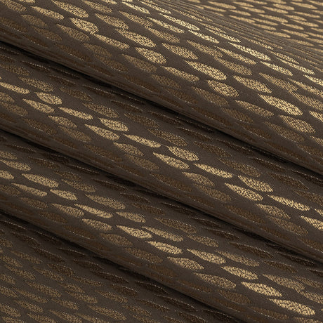 Luminous Drapery Jacquard - Mole Raindrops - British Imported