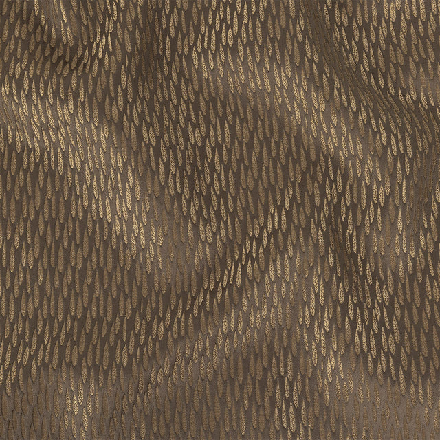Luminous Drapery Jacquard - Mole Raindrops - British Imported