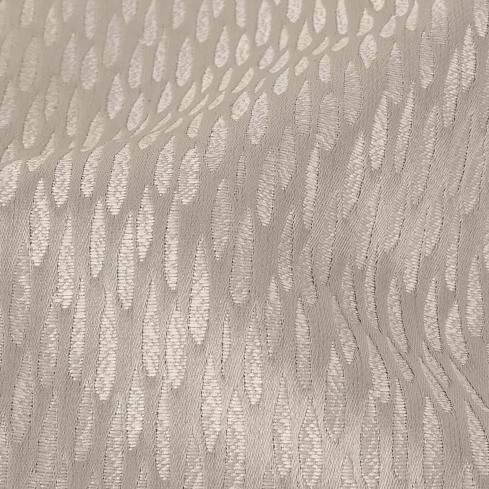 Luminous Drapery Jacquard - Silver Raindrops - British Imported