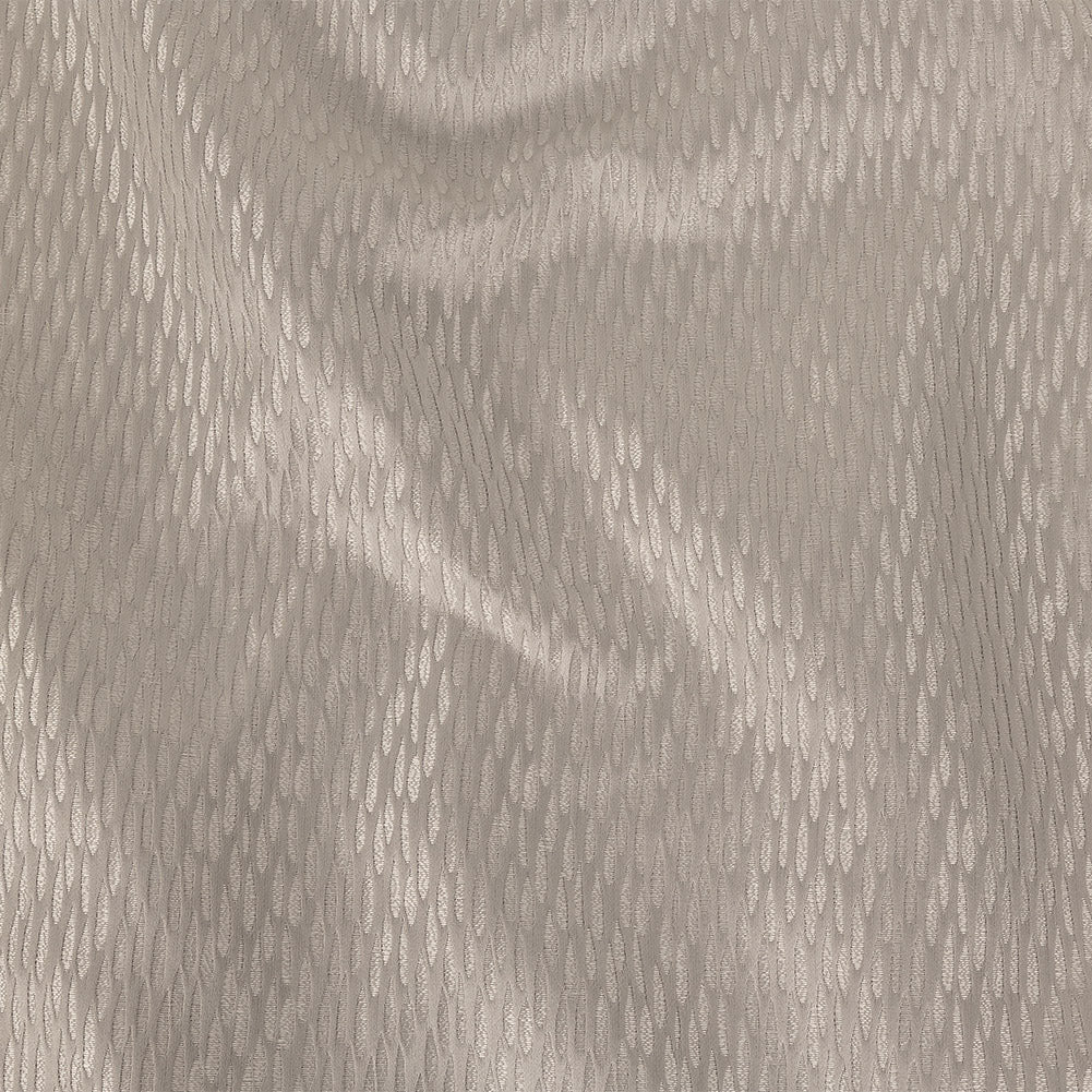 Luminous Drapery Jacquard - Silver Raindrops - British Imported