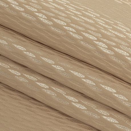 Luminous Drapery Jacquard - Wheat Raindrops - British Imported