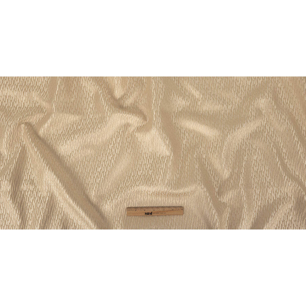 Luminous Drapery Jacquard - Wheat Raindrops - British Imported