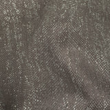 Metallic Drapery Woven - Charcoal - British Imported