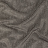 Metallic Drapery Woven - Charcoal - British Imported