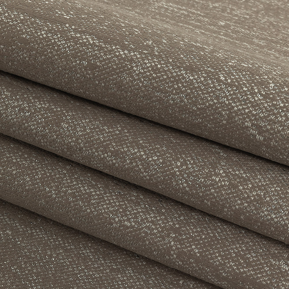 Metallic Drapery Woven - Fawn - British Imported