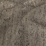 Metallic Drapery Woven - Pewter - British Imported