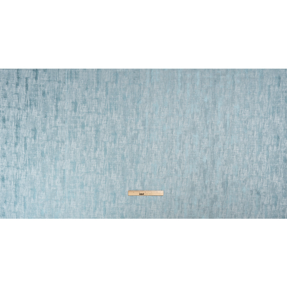 Drapery Jacquard - Mid Seaspray Distressed Abstract - British Imported