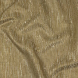 Recycled Polyester Jacquard - Gold Striated - British Imported