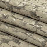 Recycled Polyester Jacquard - Champagne Abstract Brushstrokes - British Imported