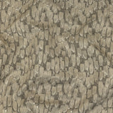 Recycled Polyester Jacquard - Champagne Abstract Brushstrokes - British Imported