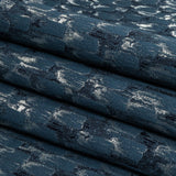 Recycled Polyester Jacquard - Danube Abstract Brushstrokes - British Imported