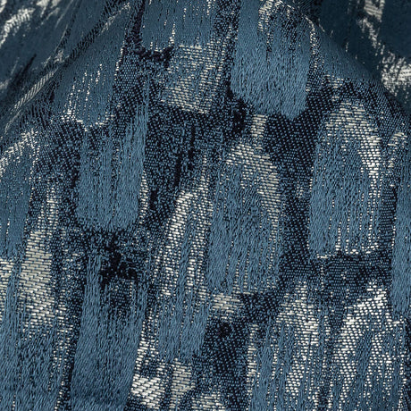 Recycled Polyester Jacquard - Danube Abstract Brushstrokes - British Imported