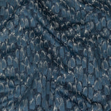 Recycled Polyester Jacquard - Danube Abstract Brushstrokes - British Imported
