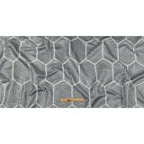 British Imported Mist Geometric Chevron Recycled Polyester Jacquard