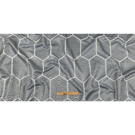 British Imported Mist Geometric Chevron Recycled Polyester Jacquard