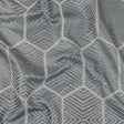 British Imported Mist Geometric Chevron Recycled Polyester Jacquard