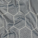 British Imported Mist Geometric Chevron Recycled Polyester Jacquard