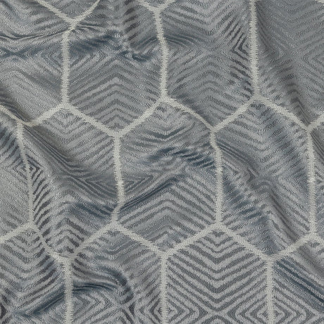 British Imported Mist Geometric Chevron Recycled Polyester Jacquard