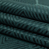 British Imported Peacock Geometric Chevron Recycled Polyester Jacquard