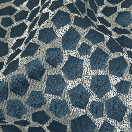 British Imported Danube Satin-Faced Pentagonal Drapery Jacquard