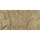 British Imported Gold Satin-Faced Pentagonal Drapery Jacquard