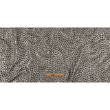 British Imported Graphite Satin-Faced Pentagonal Drapery Jacquard