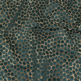 British Imported Peacock Satin-Faced Pentagonal Drapery Jacquard