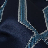 British Imported Ink Satin-Faced Geometric Drapery Jacquard