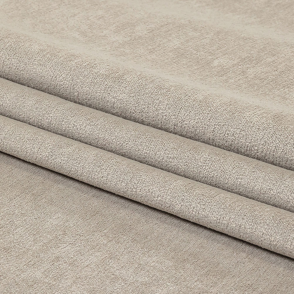 Micro Polyester Chenille - Dove - British Imported
