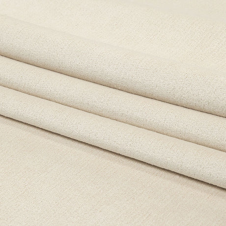 Micro Polyester Chenille - Ivory - British Imported