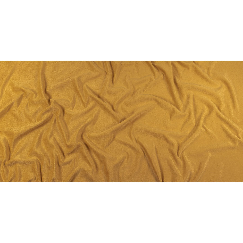 Micro Polyester Chenille - Mustard - British Imported