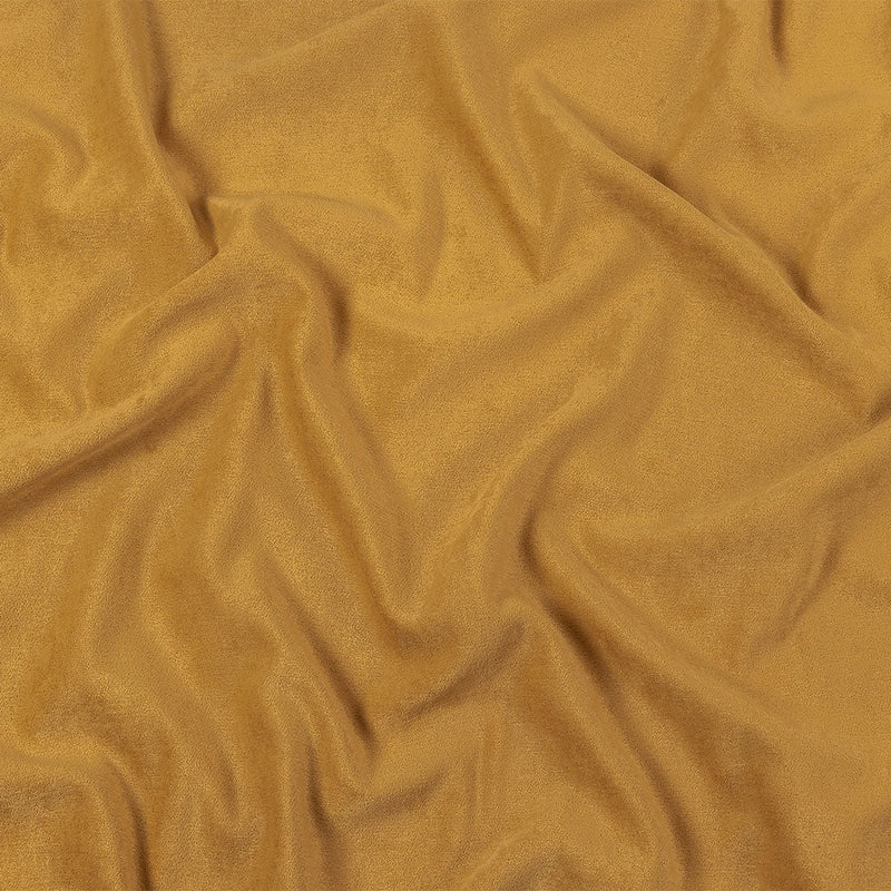 Micro Polyester Chenille - Mustard - British Imported