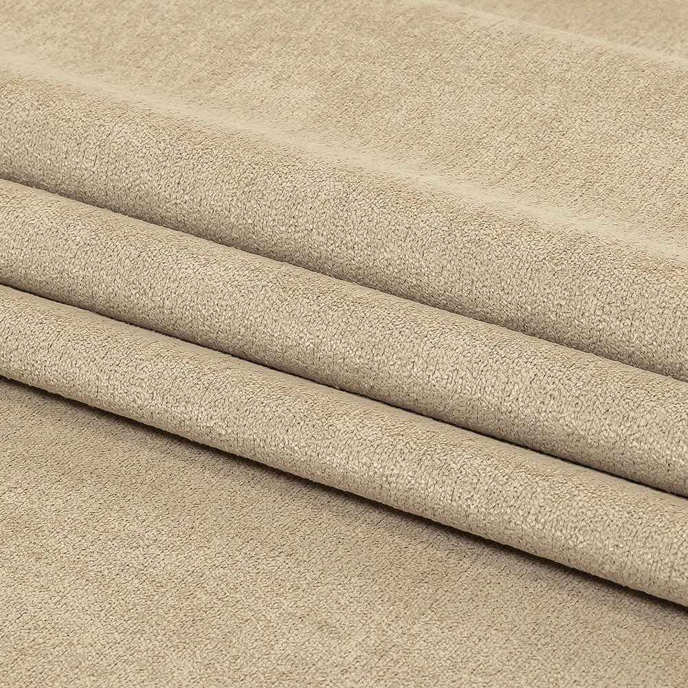 Micro Polyester Chenille - Putty - British Imported