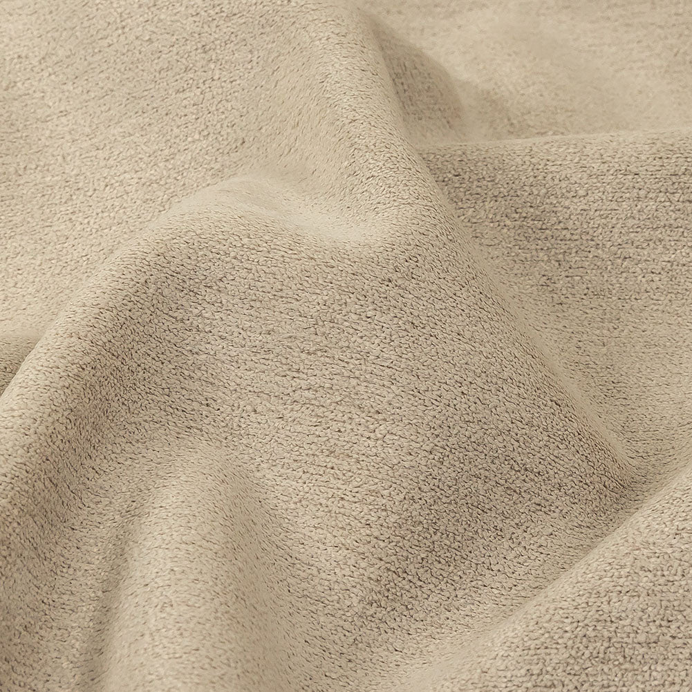 Micro Polyester Chenille - Putty - British Imported