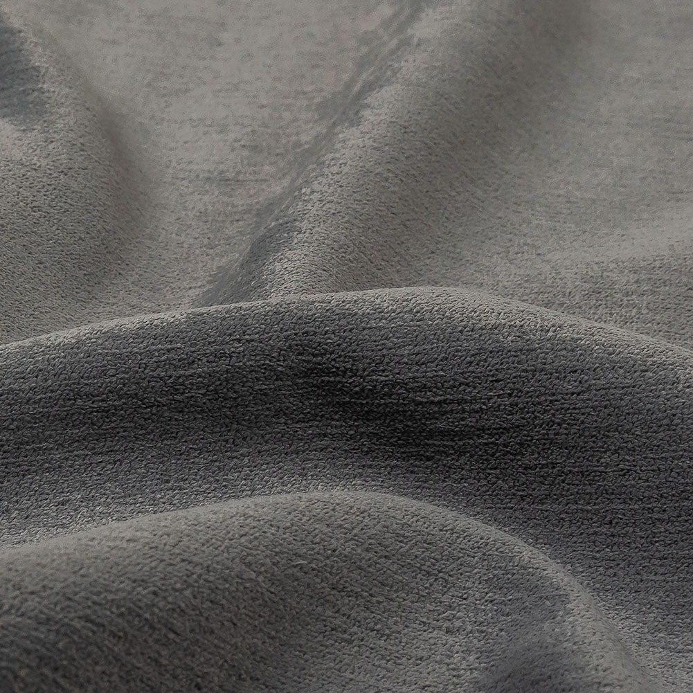 Micro Polyester Chenille - Slate - British Imported