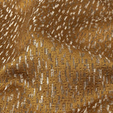 Metallic Drapery Jacquard - Bronze Digital Spots - British Imported