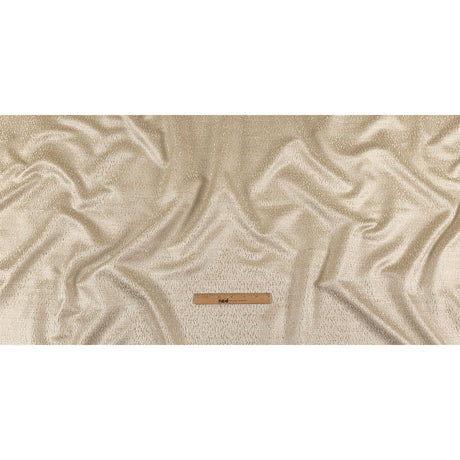 Metallic Drapery Jacquard - Oyster Digital Spots - British Imported