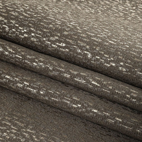 Metallic Drapery Jacquard - Putty Digital Spots - British Imported