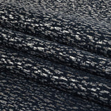 Metallic Drapery Jacquard - Sapphire Digital Spots - British Imported