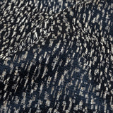 Metallic Drapery Jacquard - Sapphire Digital Spots - British Imported