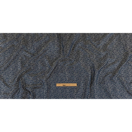 Metallic Drapery Jacquard - Sapphire Digital Spots - British Imported