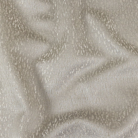 Metallic Drapery Jacquard - Silver Digital Spots - British Imported