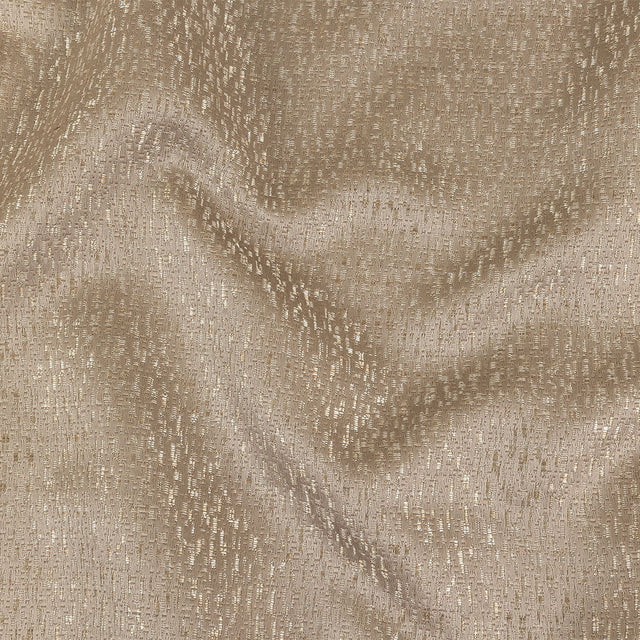 Metallic Drapery Jacquard - Stone Digital Spots - British Imported